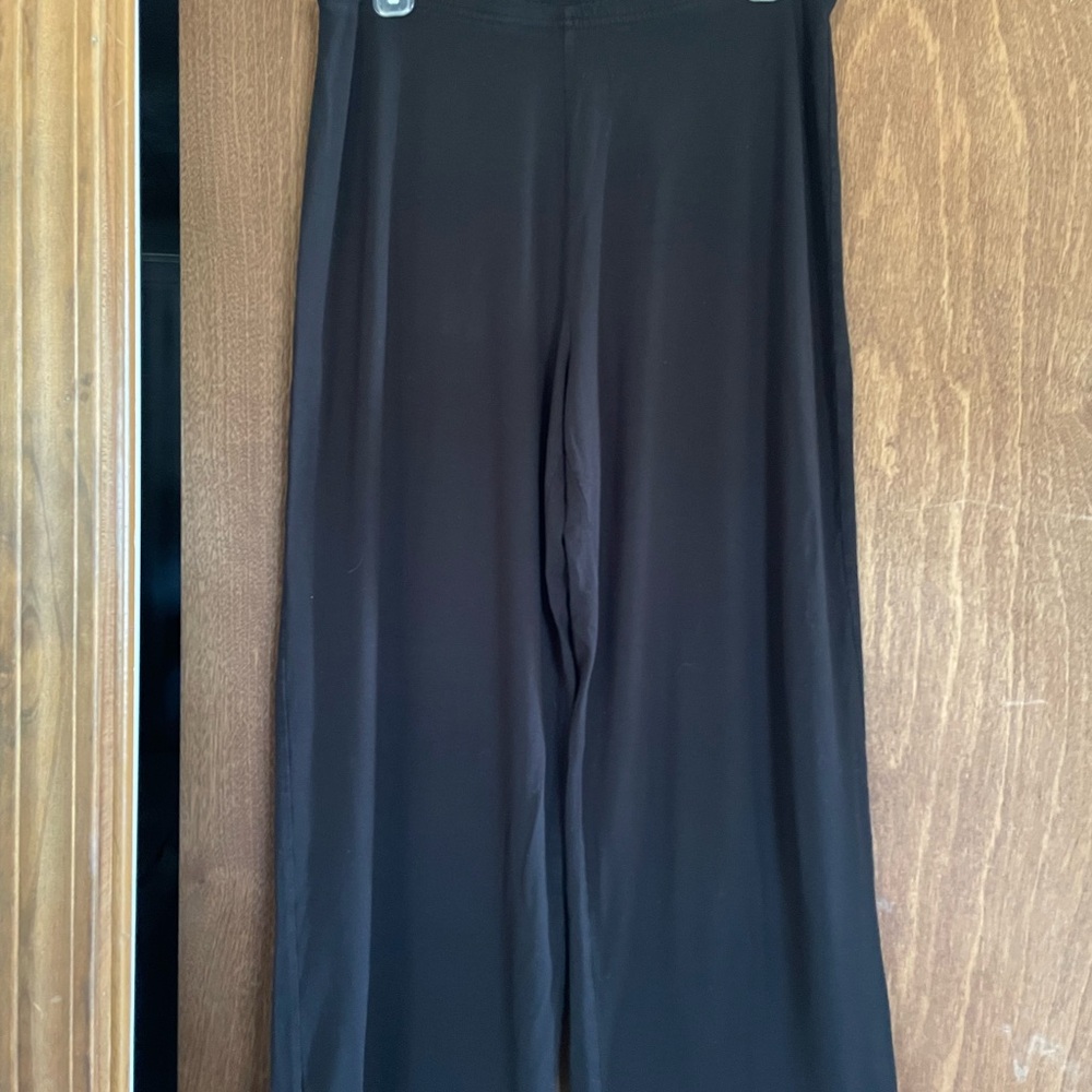 J Jill Women's Black Wide-Leg Pants